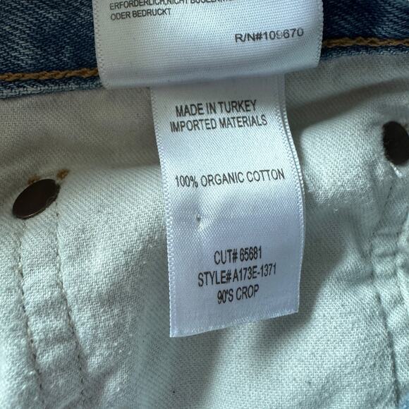 AGOLDE 90s Crop Jean Bound Wash - Picture 7 of 10